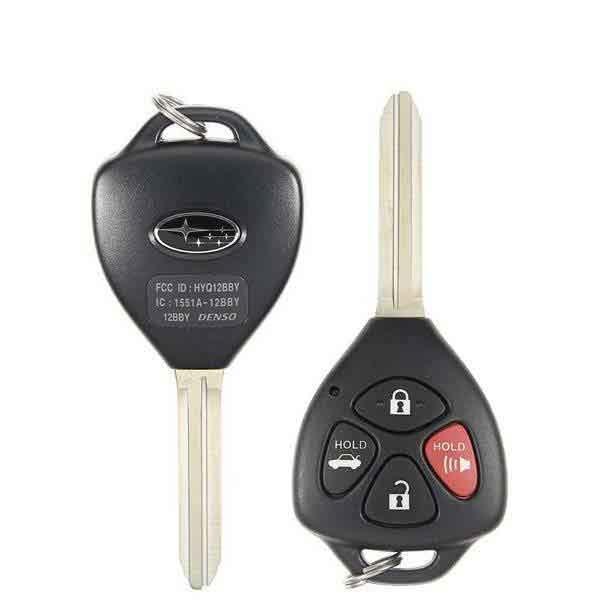 2013-2019 Subaru BRZ / 4-Button Remote Head Key / PN: 57497-CA110 / HYQ12BBY / Chip G (OEM) - UHS Hardware