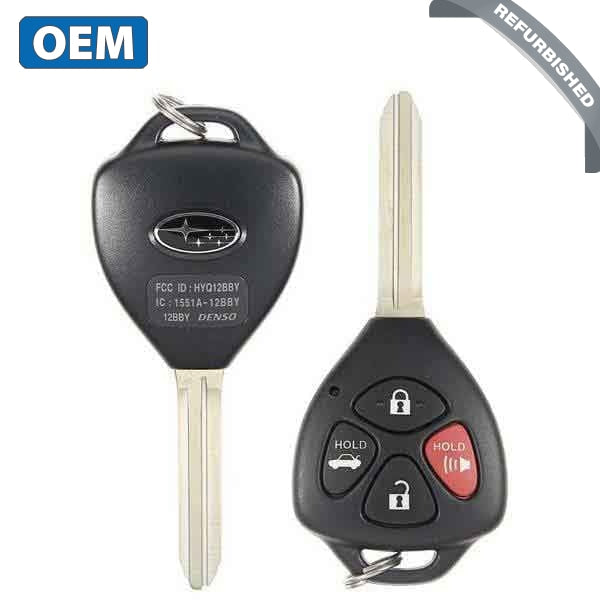 2013-2019 Subaru BRZ / 4-Button Remote Head Key / PN: 57497-CA110 / HYQ12BBY / Chip G (OEM) - UHS Hardware