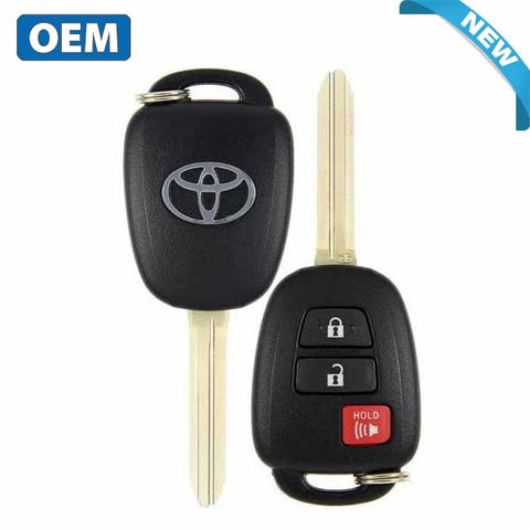 2013-2019 Toyota  / 3-Button Remote Head / PN: 89070-0R120 / GQ4-52T (H Chip) (OEM) - UHS Hardware
