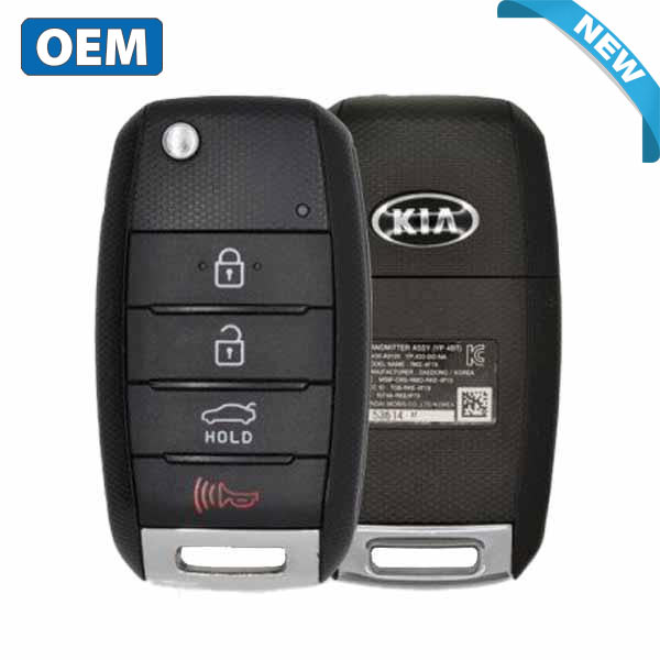 2014-2015 Kia Optima / 4-Button Flip Key / PN: 95430-2T560 / NYODD4TX1306-TFL (OEM) - UHS Hardware