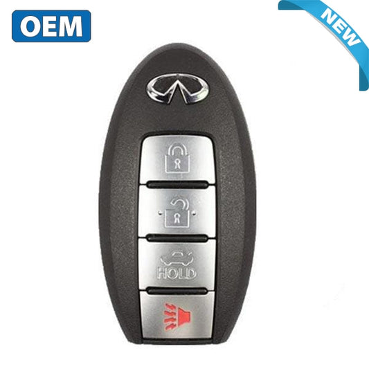 2014-2016 Infiniti Q50 / 4-Button Smart Key Pn: 285E3-4Hd0C Kr5S180144203 (Oem)