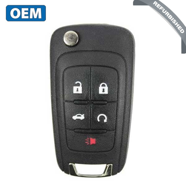 2014-2017 Chevrolet / 5-Button Flip Key / Non PEPS / PN: 13586490 / KR55WK50073 (OEM) - UHS Hardware