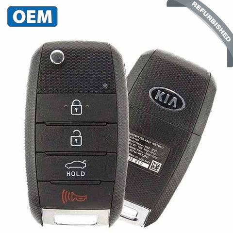 2014-2017 Kia Rio / 4-Button Flip Key / PN: 95430-1W023 / TQ8-RKE3F05 / LXP90 (OEM) - UHS Hardware