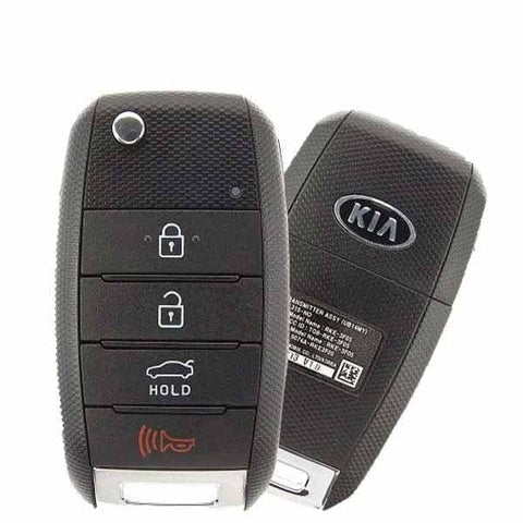 2014-2017 Kia Rio / 4-Button Flip Key / PN: 95430-1W023 / TQ8-RKE3F05 / LXP90 (OEM) - UHS Hardware
