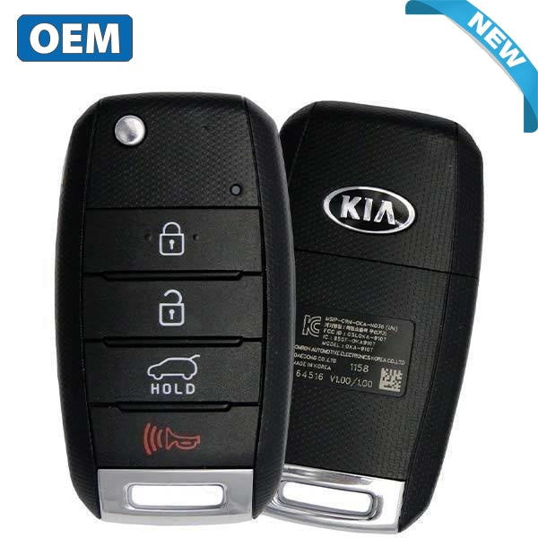 2014-2018 Kia Soul / 4-Button Flip Key Pn: 95430-B2100 Osloka-875T (Oem)