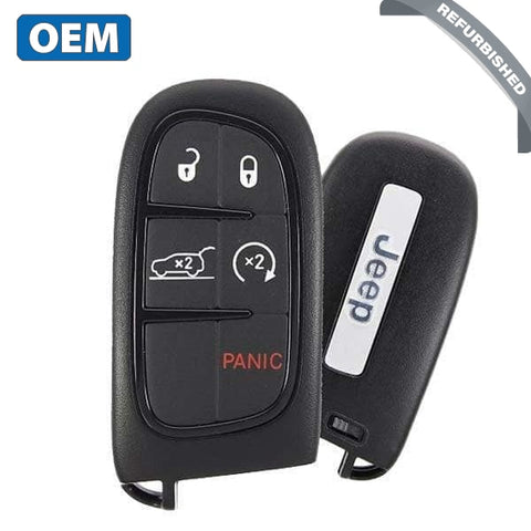 2014-2019 Jeep Cherokee / 5-Button Smart Key / PN: 68141580AF / GQ4-54T (OEM Refurb) - UHS Hardware