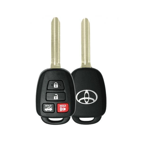 2014-2019 Toyota Camry Corolla / 4-Button Remote Head Key / PN: 89070-02A50 / HYQ12BDP (CANADIAN VEHICLES) (OEM) - UHS Hardware