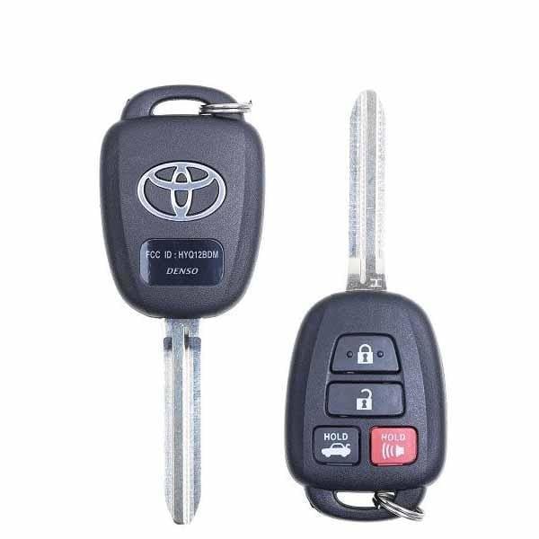 2014-2019 Toyota Camry Corolla / 4-Button Remote Head Key / PN: 89070-06421 / HYQ12BDM (H Chip) (OEM) - UHS Hardware