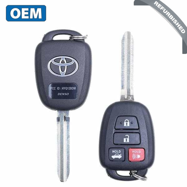 2014-2019 Toyota Camry Corolla / 4-Button Remote Head Key Pn: 89070-06421 Hyq12Bdm (H Chip) (Oem)