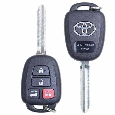 2014-2019 Toyota Corolla / 4-Button Remote Head Key Pn: 89070-02880 Hyq12Bel (4D H) Board 3710 (Oem)