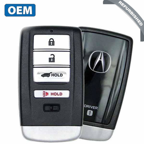 2014-2020 Acura MDX RDX  / 4-Button Smart Key / PN: 72147-TZ5-A01 / KR5V1X / Driver 1 (OEM) - UHS Hardware