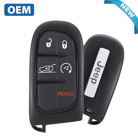 2014-2021 Jeep Cherokee / 5-Button Smart Key / PN: 68141580AF / GQ4-54T (OEM) - UHS Hardware