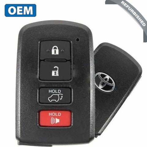 2014-2021 Toyota Highlander / 4-Button Smart Key / PN: 89904-0E121 / HYQ14FBA-2110 (OEM Refurb) - UHS Hardware
