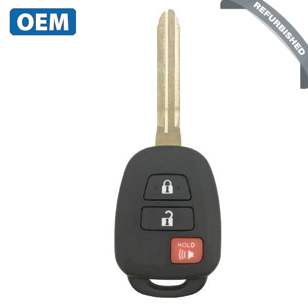 2015-2017 Toyota Prius C / 3-Button Remote Head Key / PN: 89070-42820 / HYQ12BEL (H Chip)(OEM) - UHS Hardware