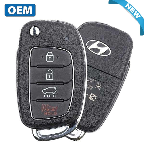 2015-2019 Hyundai Tucson / 4-Button Remote Flip Key / PN: 95430-D3010 / TQ8-RKE-4F25 (OEM) - UHS Hardware