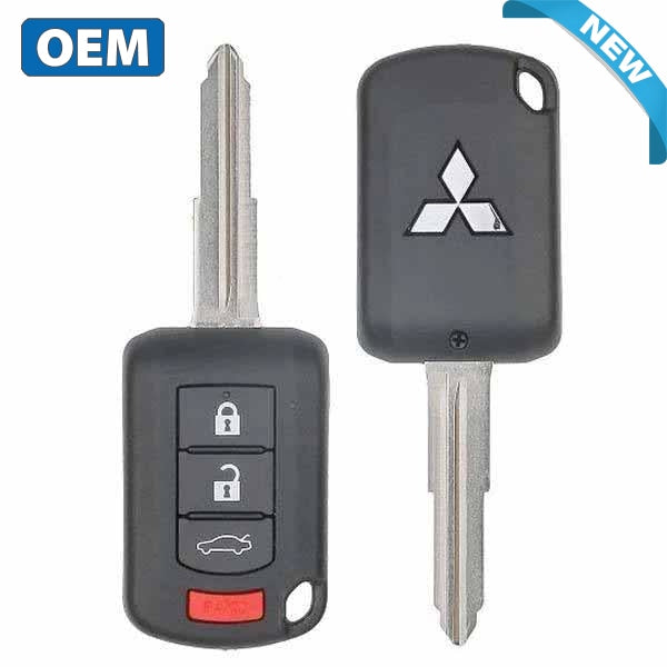 2016-2017 Mitsubishi Lancer / 4-Button Remote Head Key / PN: 6370B945 / OUCJ166N (OEM) - UHS Hardware