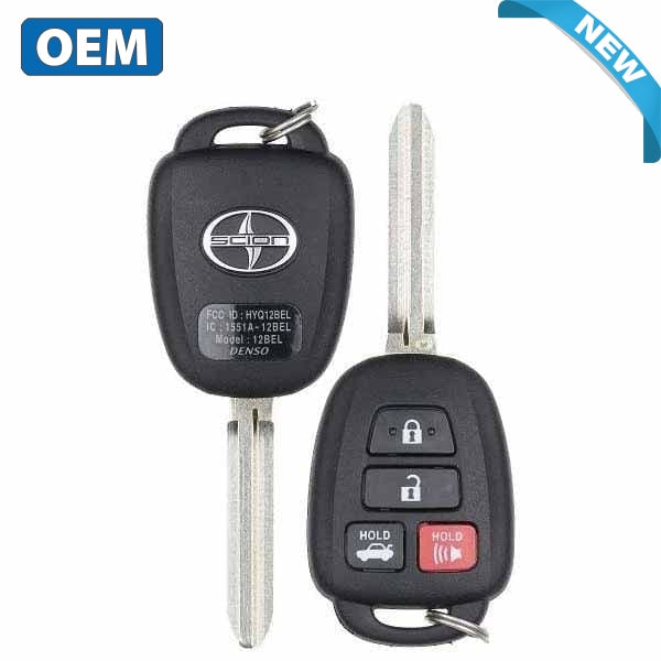 2016-2017 Scion FR-S Toyota 86 / 4-Button Remote Head Key / PN: SU003-05282 / HYQ12BEL / G Chip (OEM) - UHS Hardware