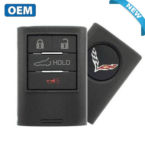 2016-2019 Chevrolet Corvette / 4-Button Smart Key / PN: 23465950 / NBGGD9C04 (OEM) - UHS Hardware
