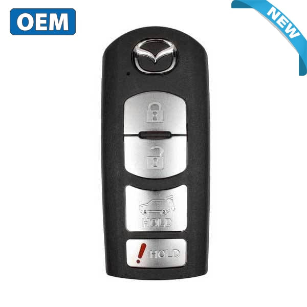 2016-2019 Mazda CX-5 / CX-9 / 4-Button Smart Key w/ Hatch / PN: TKY2-67-5DY / WAZSKE13D01 (OEM) - UHS Hardware