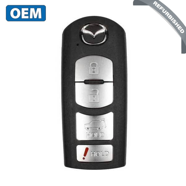 2016-2019 Mazda CX-5 / CX-9 / 4-Button Smart Key w/ Hatch / PN: TKY2-67-5DY / WAZSKE13D01 (OEM Refurb) - UHS Hardware