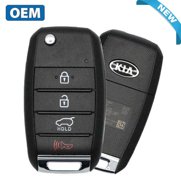2016-2020 Kia Sportage / 4-Button Flip Key / PN: 95430-D9100 / TQ8-RKE-4F27 (OEM) - UHS Hardware