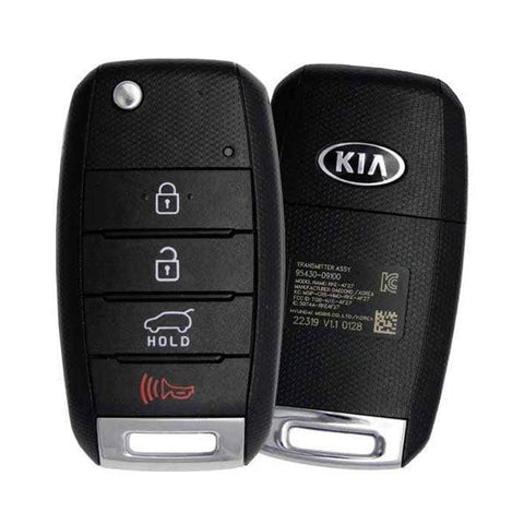2016-2020 Kia Sportage / 4-Button Flip Key / PN: 95430-D9100 / TQ8-RKE-4F27 (OEM) - UHS Hardware