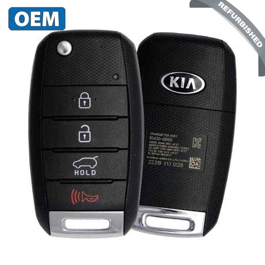 2016-2020 Kia Sportage / 4-Button Flip Key / PN: 95430-D9100 / TQ8-RKE-4F27 (OEM) - UHS Hardware