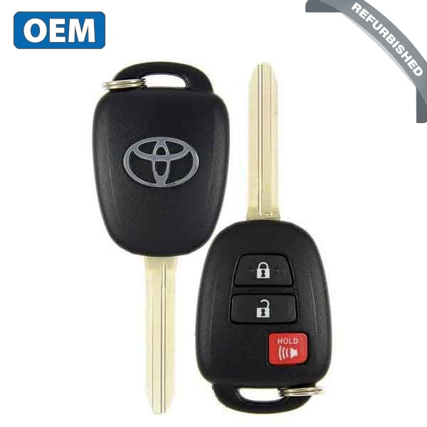 2016-2020 Toyota Tacoma / 3-Button Remote Head Key / PN: 89070-04020 / HYQ12BDP (H Chip) (OEM) - UHS Hardware