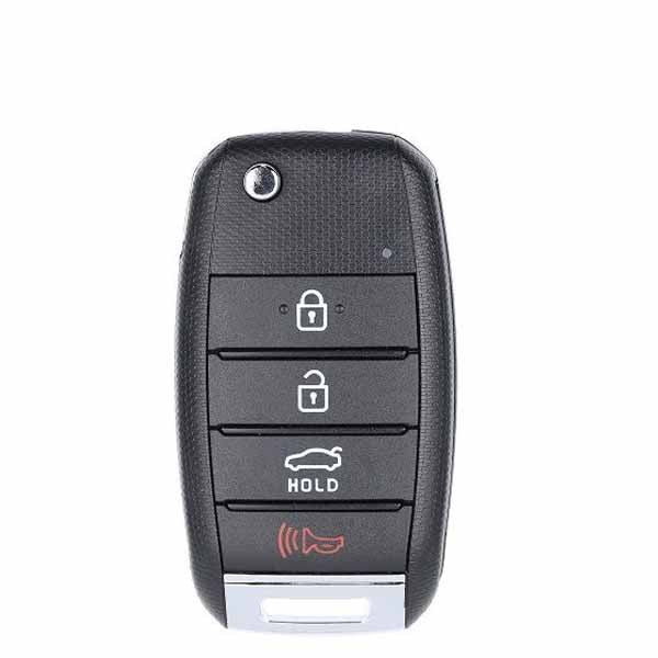 2016-2020 Kia Optima / 4-Button Flip Key / PN: 95430-D4010 / SY5JFRGE04 (RFK-KIA-022) - UHS Hardware