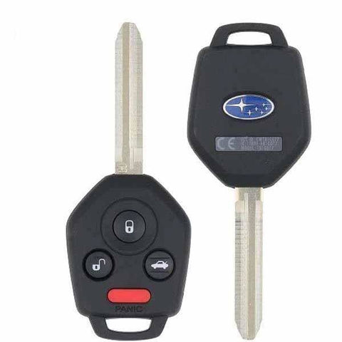 2017-2018 Subaru / 4-Button Remote Head Key / PN: 57497-FL00A / CWTB1G077 (H Chip) w/ Black Interior Board Shell  (OEM) - UHS Hardware