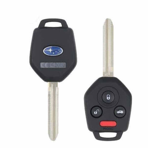 2017-2018 Subaru / 4-Button Remote Head Key / PN: 57497-FL00A / CWTB1G077 (H Chip) w/ Black Interior Board Shell (OEM) - UHS Hardware
