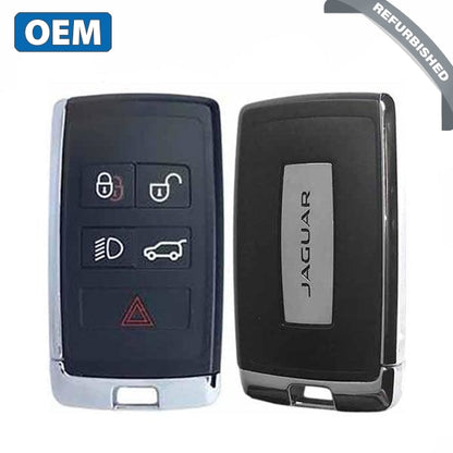 2017-2020 Jaguar E-Pace / 5-Button Smart Key / PN: J9C3-15K601-AG / K0BJTF18A (OEM Refurb) - UHS Hardware