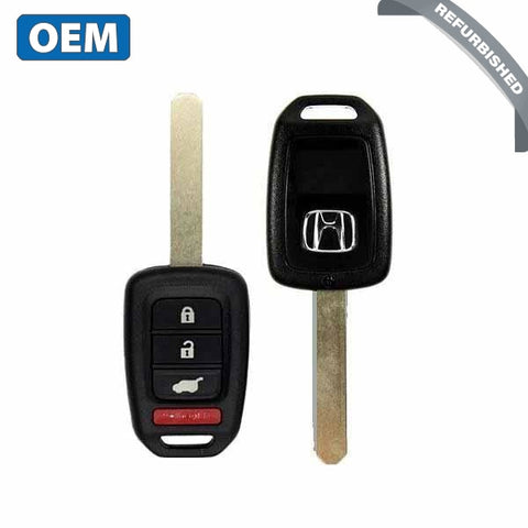 2017-2019 Honda CR-V / Civic / 4-Button Remote Head Key / PN: HLIK6-1TA / MLBHLIK6-1TA (5-Door) (OEM) - UHS Hardware
