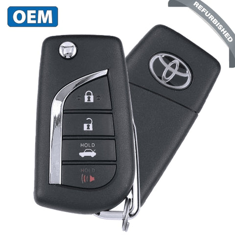 2018 - 2019 Toyota Camry / 4-Button Flip Key Pn: 89070-06790 Hyq12Bfb H Chip (Oem)