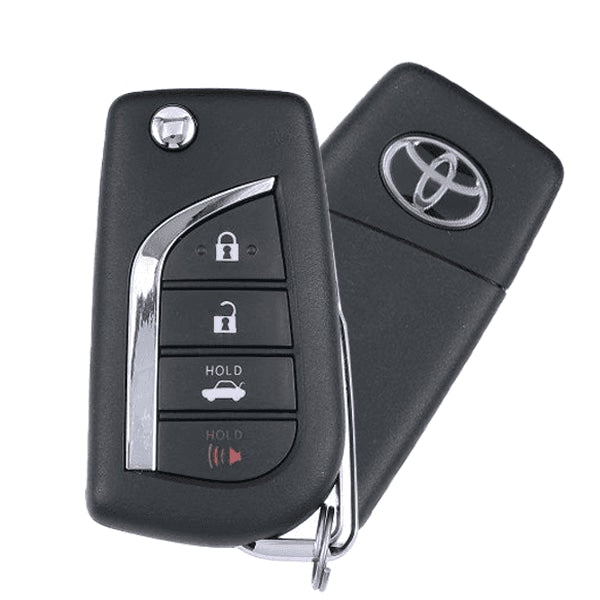 2018 - 2019 Toyota Camry / 4-Button Flip Key / PN: 89070-06790 / HYQ12BFB / H Chip (OEM) - UHS Hardware