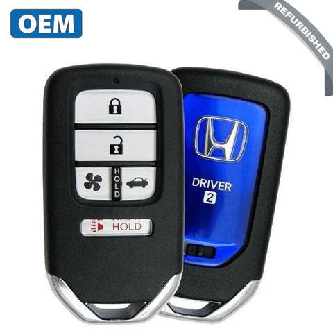 2018-2020 Honda Clarity / 5-Button Smart Key Pn: 72147-Trt-A11 Kr5V2X (Driver 2) (Oem Refurb)