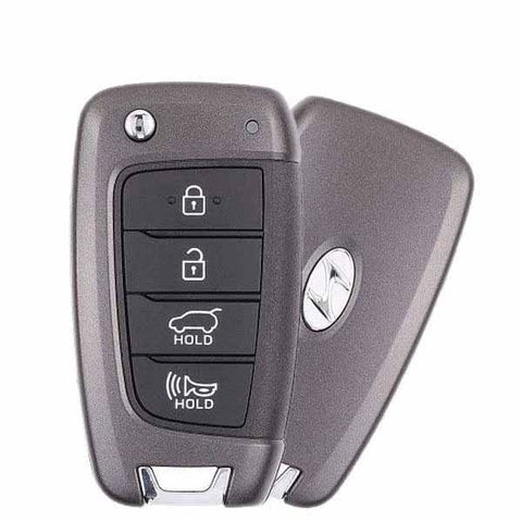 2018-2020 Hyundai Santa Fe / 4-Button Flip Key Pn: 95430-S2000 Tq8-Rke-4F39 (Canada) (Oem)