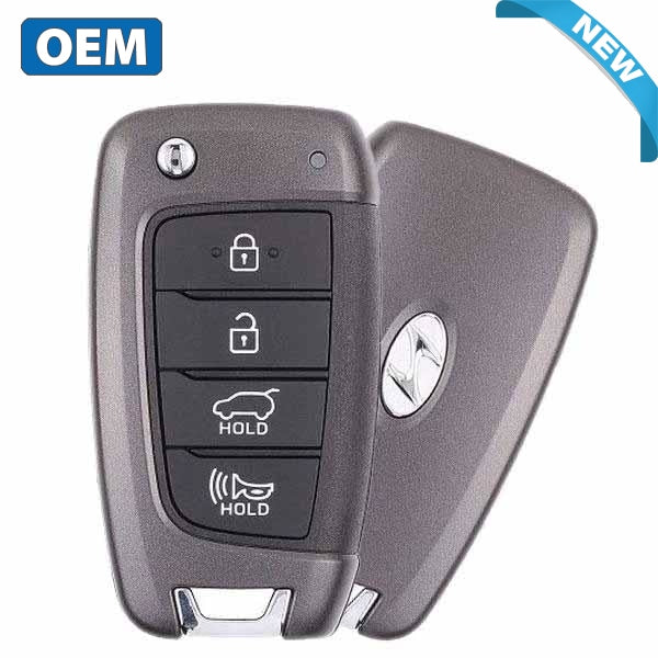 2018-2019 Hyundai Santa Fe / 4-Button Flip Key / PN: 95430-S2100 / TQ8-RKE-4F39 (OEM) - UHS Hardware