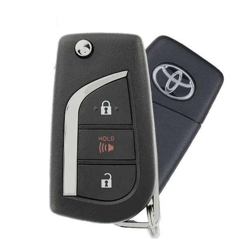 2018-2020 Toyota C-HR / 3-Button Flip Key / PN: 89070-F4080 / MOZB97TZ (Chip ID 4D H) (OEM) - UHS Hardware