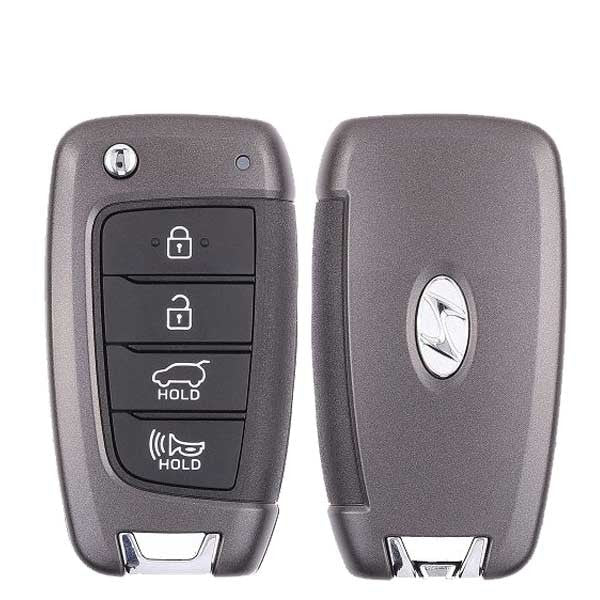 Backside of Hyundai Kona flip key part number 95430-J9700, 433 MHz frequency
