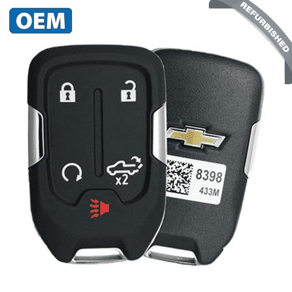 2019- 2020 Chevrolet Silverado / 5-Button Smart Key W/ Tailgate Pn: 13508398 Hyq1Ea (434 Mhz) (Oem)
