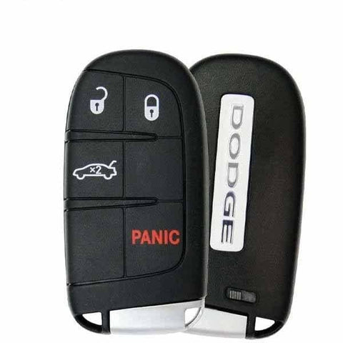 2019-2020 Dodge Challenger / Charger 4-Button Smart Key Pn: 68394196Aa M3M-40821302 (Oem)
