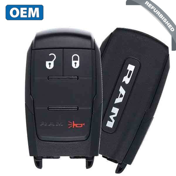 2019-2020 Dodge Ram Pickup HD 3500 5500 / 3-Button Smart Key / PN: 68375455AB / GQ4-76T (OEM) - UHS Hardware
