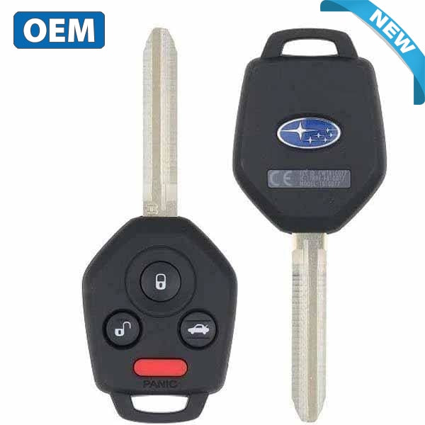 2019-2020 Subaru / 4-Button Remote Head Key / PN: 57497-XC01B  / CWTB1G077 (H Chip) w/ Gray Interior Board Shell (OEM) - UHS Hardware