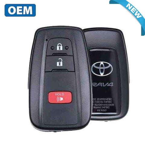 2019-2020 Toyota RAV4 / 3-Button Smart Key / PN:  8990H-42010 / HYQ14FBC / 0351 (OEM) - UHS Hardware