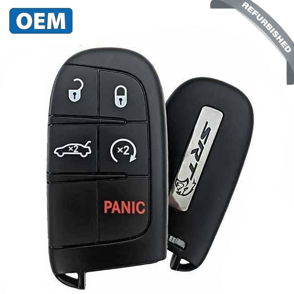 2019-2021 Dodge Charger Challenger Srt / 5-Button Smart Key Pn: 68394195Aa M3M-40821302 (Oem Refurb)