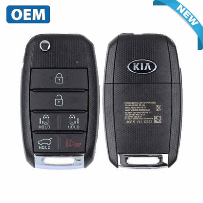 2019-2021 Kia Sedona / 6-Button Flip Key / PN: 95430-A9350 / TQ8-RKE-4F37 (YP PE 6BT) (OEM) - UHS Hardware