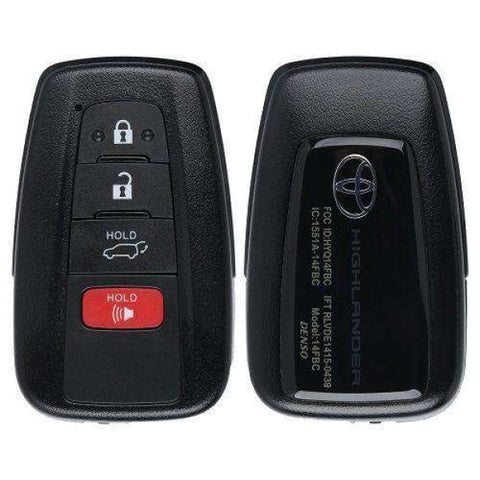 2020-2021 Toyota Highlander / 4-Button Smart Key / PN: 8990H-0E020 / HYQ14FBC / Board 0351 (OEM) - UHS Hardware