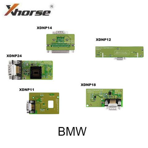 Xhorse - Solder-Free Adapters & Cable Package for Mini PROG & Key Tool PLUS Tablet - BMW - Land Rover - Porsche - Volvo - UHS Hardware