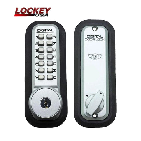 Lockey - 2210KO - Mechanical Keypad Keyless Deadbolt Lock - Single Combination w/ Key Override - UHS Hardware